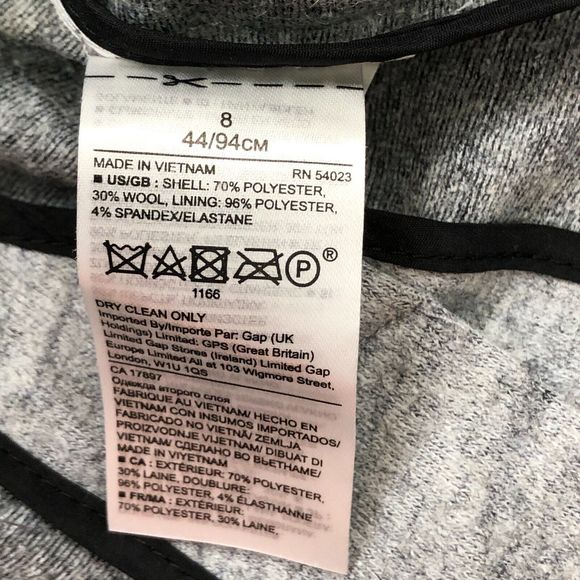 Banana Republic Women Long and Lean Knit Blazer Jacket Size 8 Gray M127 -12 - Picture 7 of 15